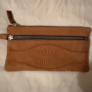 Brand new leather Kingsley Palma clutch